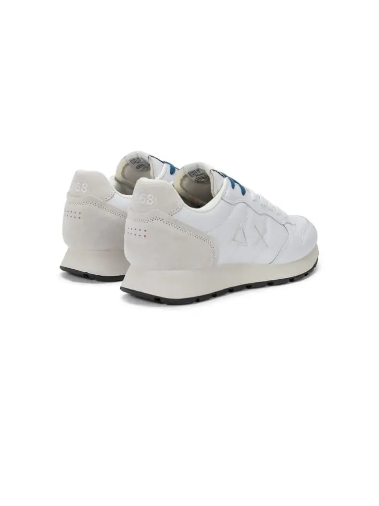 scarpe bianche uomo logo sul lato miniatura 3