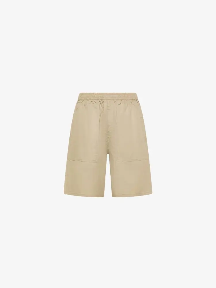 shorts beige uomo mini logo
