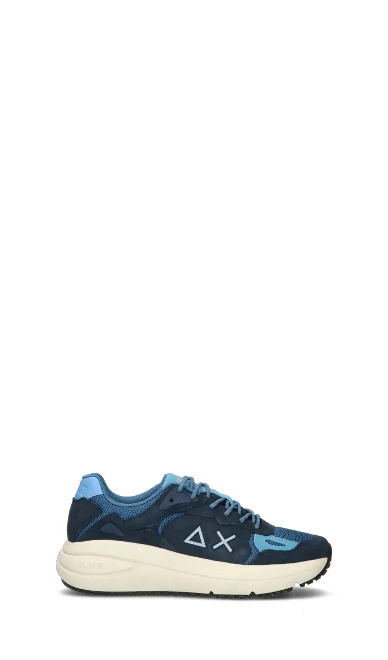 Sneaker uomo blu in suede Vario