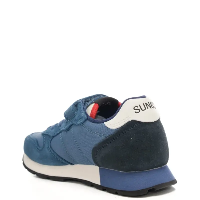 Sun68 Sneakers da bambino avio con logo e inserti in suede miniatura 3