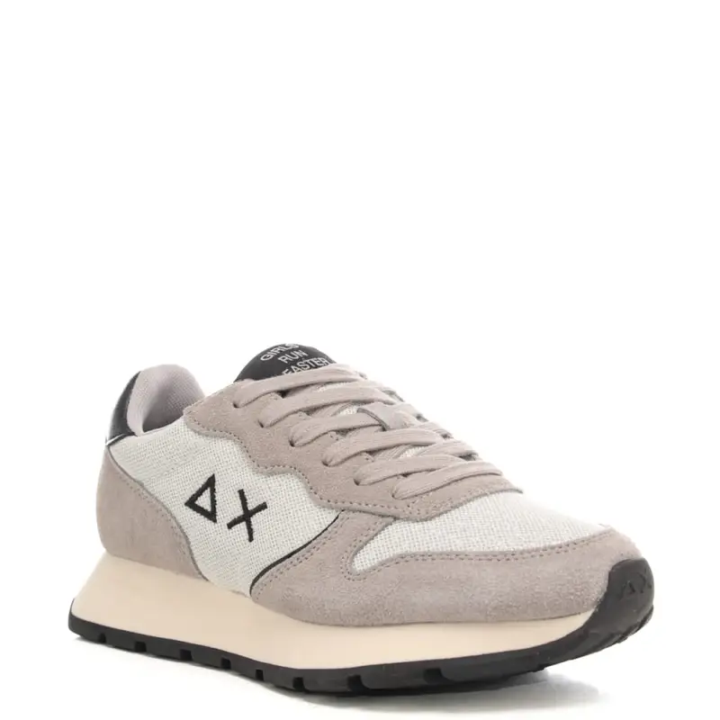 sneakers da donna ally glitter textile con inserti glitterati all over argento miniatura 2