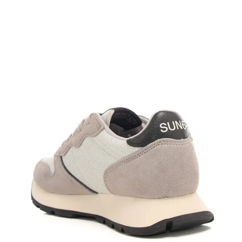 sneakers da donna ally glitter textile con inserti glitterati all over argento miniatura 3