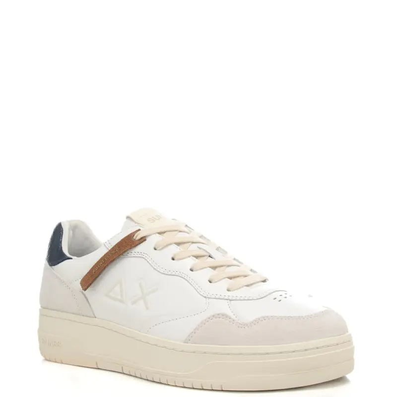 sneakers da uomo big basket con inserti in suede blu navy miniatura 2