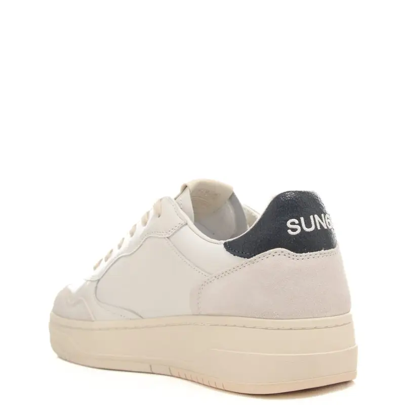 sneakers da uomo big basket con inserti in suede blu navy miniatura 3