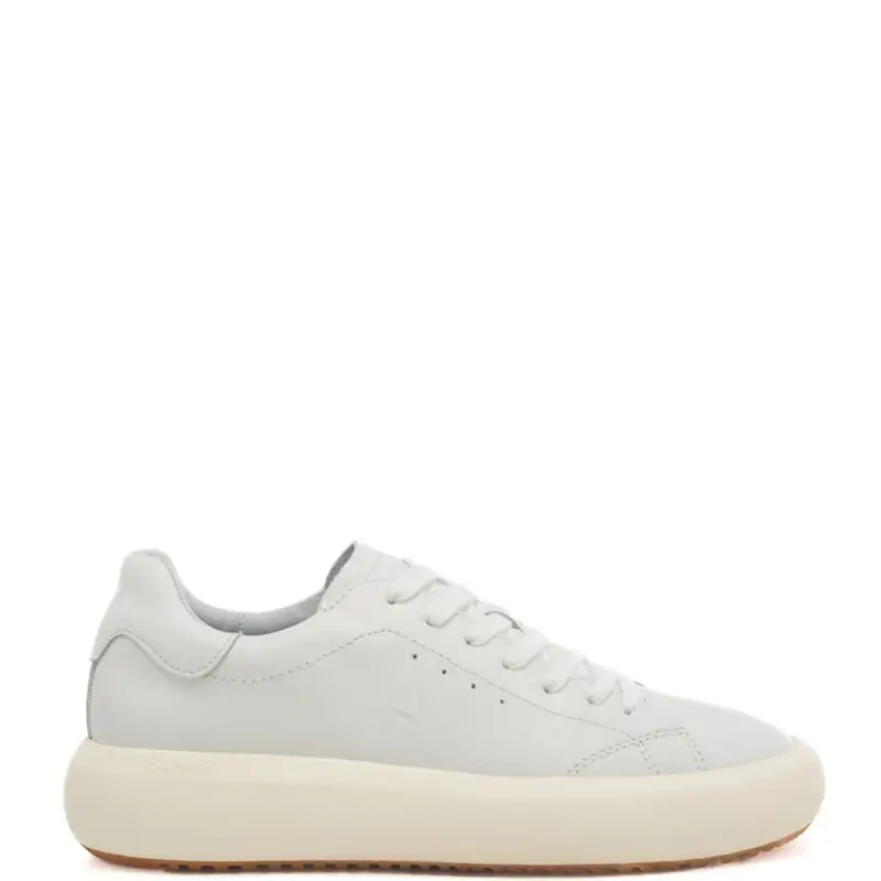 sneakers da uomo big boy classic con inserto a contrasto sul retro bianche