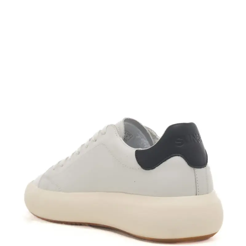 Sun68 sneakers da uomo big boy classic con inserto a contrasto sul retro bianco e nero miniatura 3