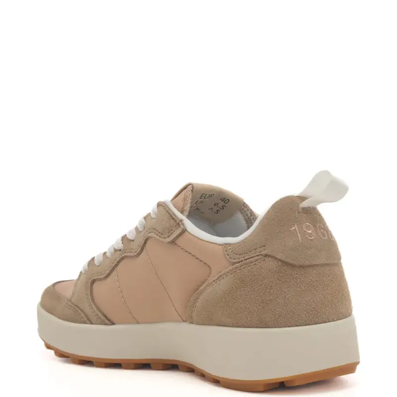 Sun68 sneakers da uomo genius con inserti in suede beige miniatura 3
