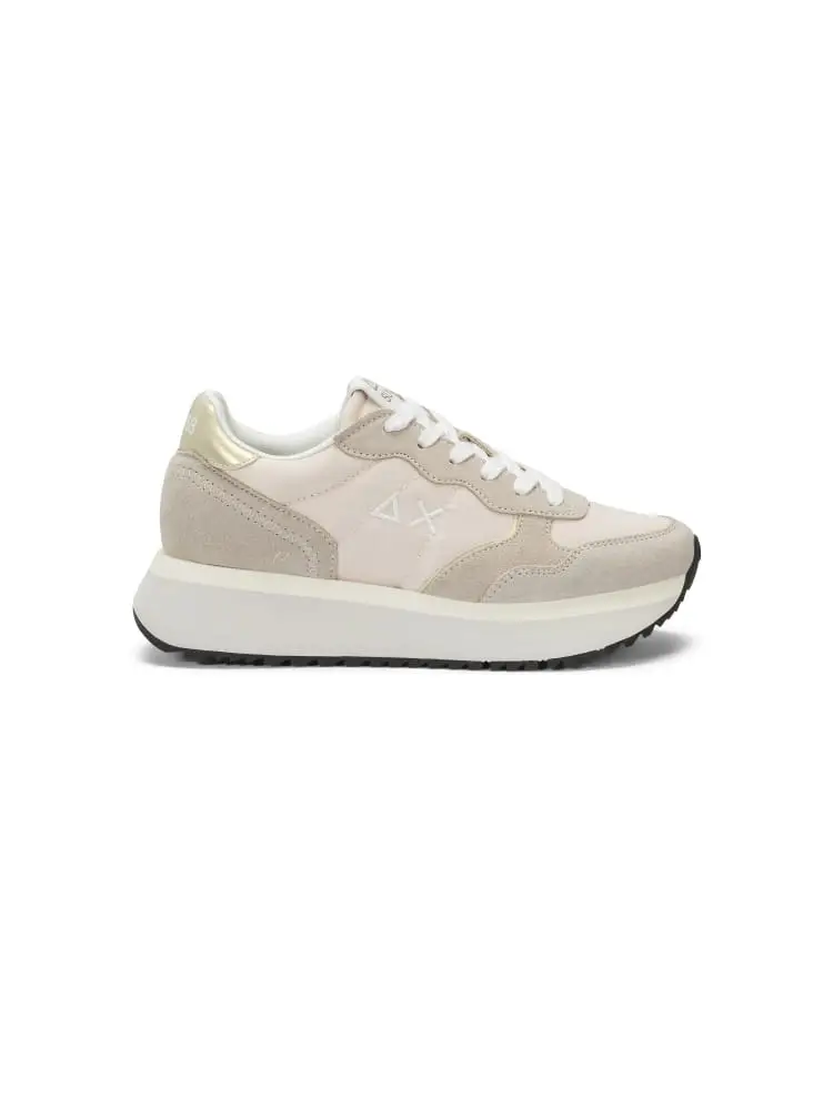 sneakers donna big ally gold beige
