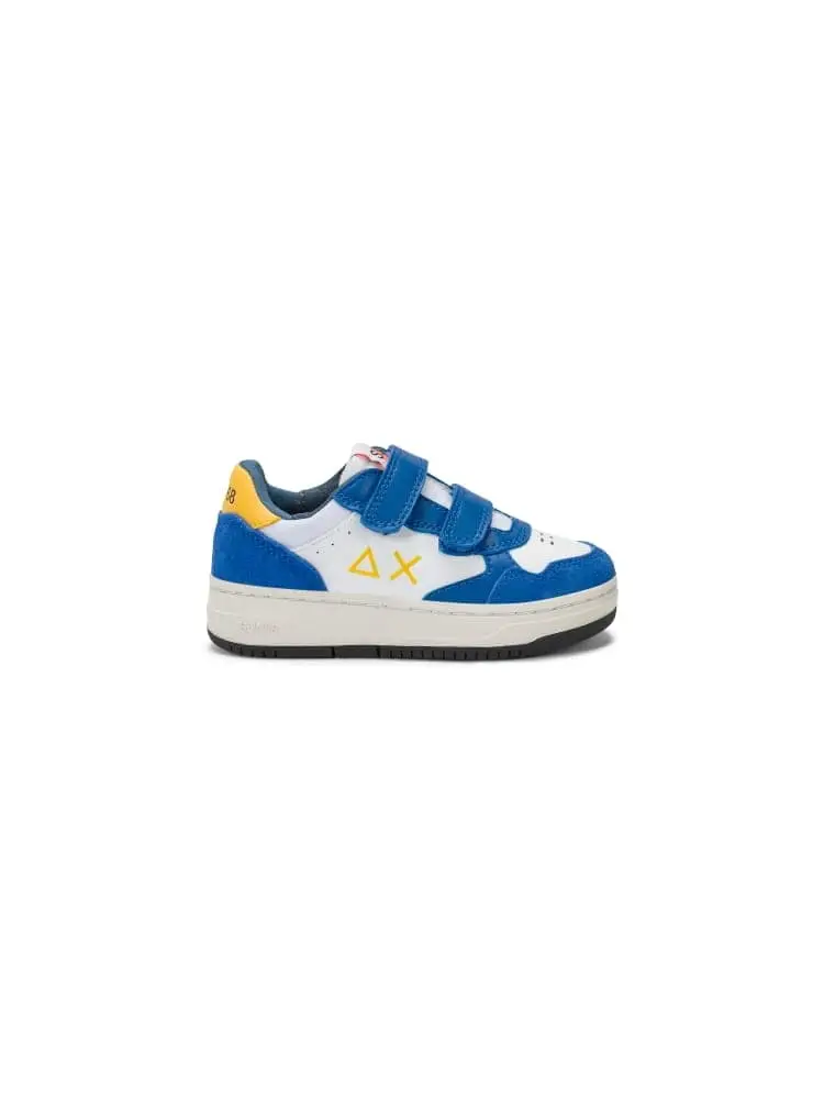 sneakers infant/kids big basket azzurra