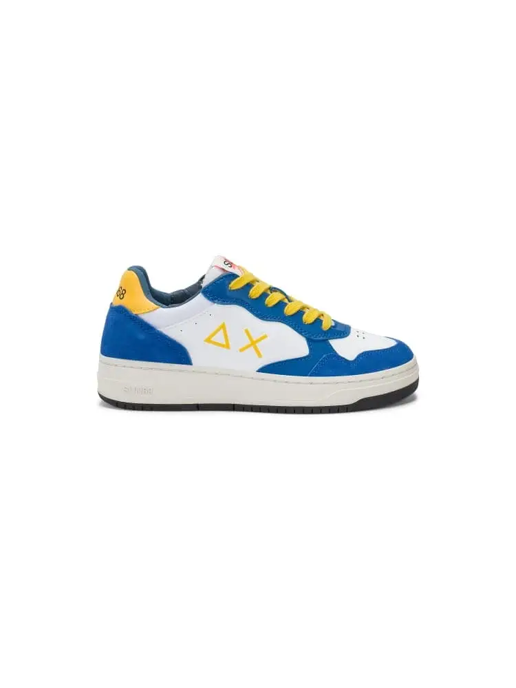 sneakers junior big basket azzurra