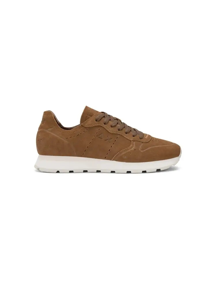 sneakers uomo tom raw edge scamosciato marrone