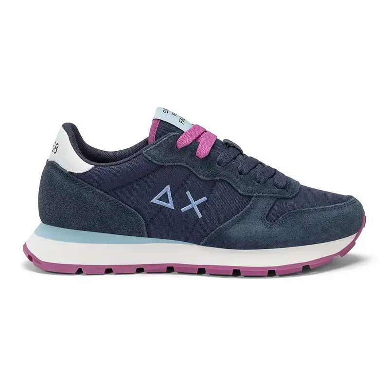 Sun 68 Ally Solid Mesh Navy Azzurro - Sneakers Donna EUR 40