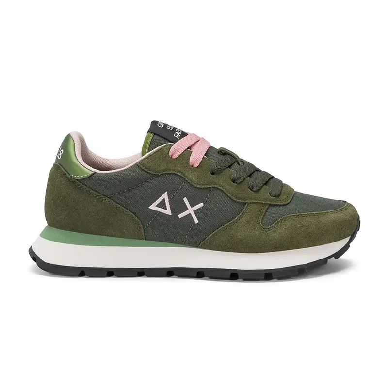Sun 68 Ally Solid Mesh Verde Rosa - Sneakers Donna EUR 41