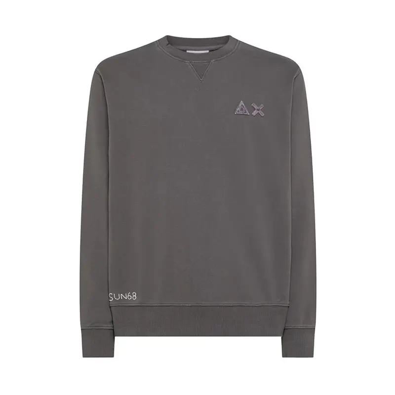 Sun 68 Felpa Girocollo Logo Grigio Uomo XL