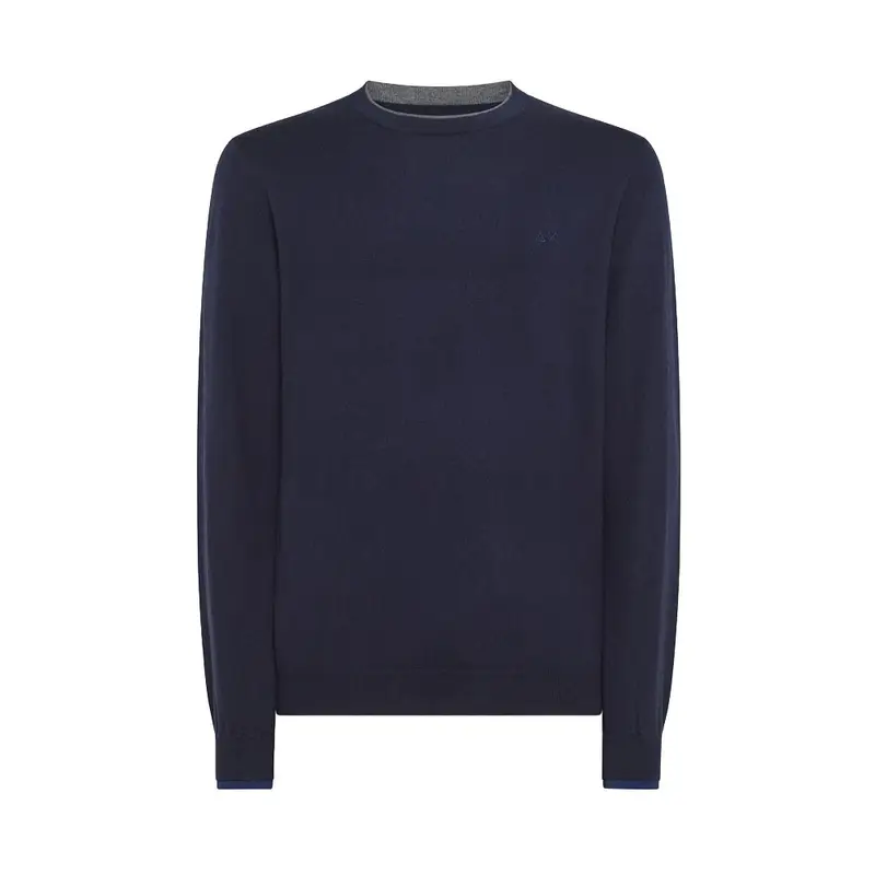 Sun 68 Maglioncino Doppio Collo Blu Uomo M