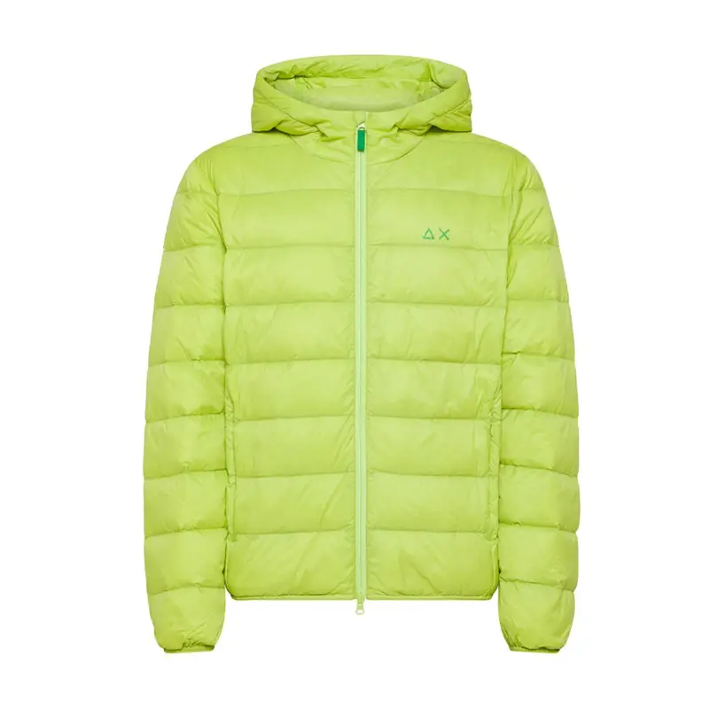 Sun 68 Piumino Con Cappuccio Giallo Uomo XL