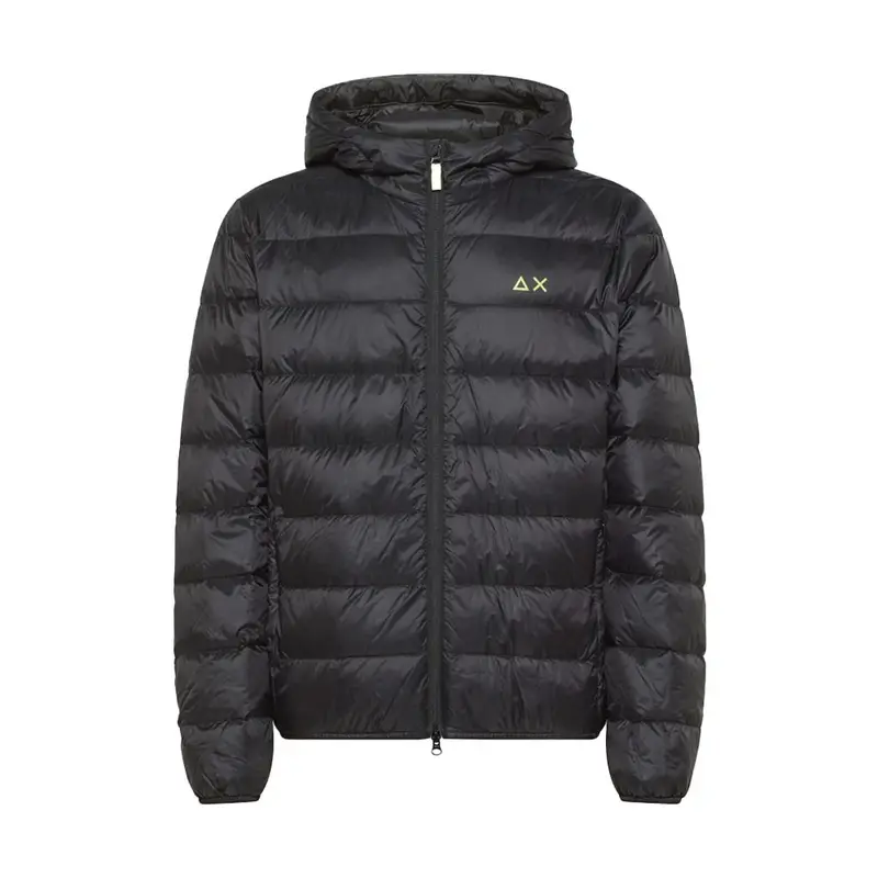 Sun 68 Piumino Con Cappuccio Nero Uomo S