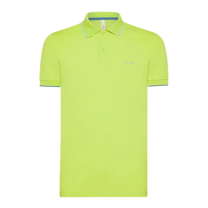 Sun 68 Polo Basica Mezza Manica Lime Uomo M