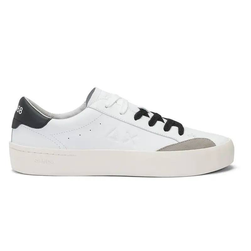 Sun 68 Street Lea Bianco Nero - Sneakers Uomo EUR 43
