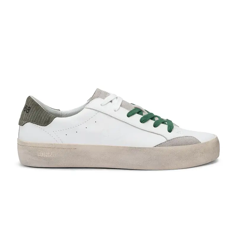 Sun 68 Street Lea Bianco Verde - Sneakers Uomo EUR 44
