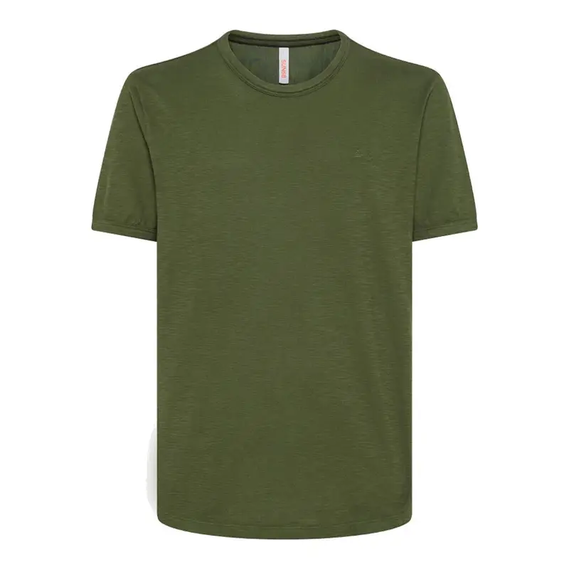 Sun 68 T-Shirt Fiammata Verde Uomo XXL