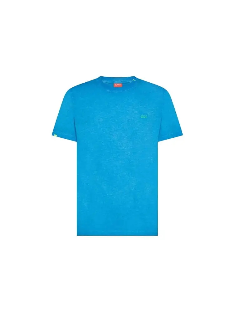 SUN68 T-shirt Uomo Azzurro 4370678