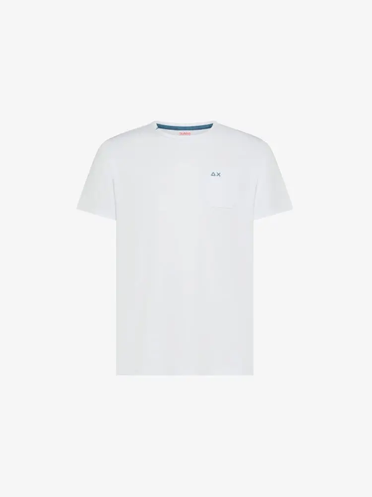 tshirt bianca uomo mini logo