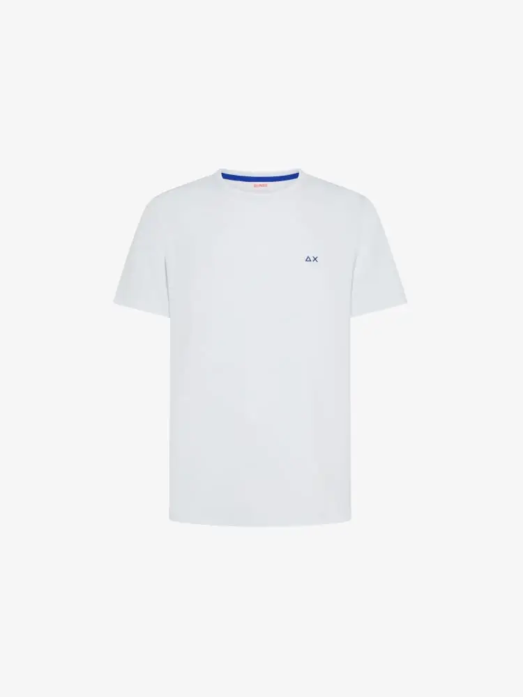 tshirt bianca uomo mini logo