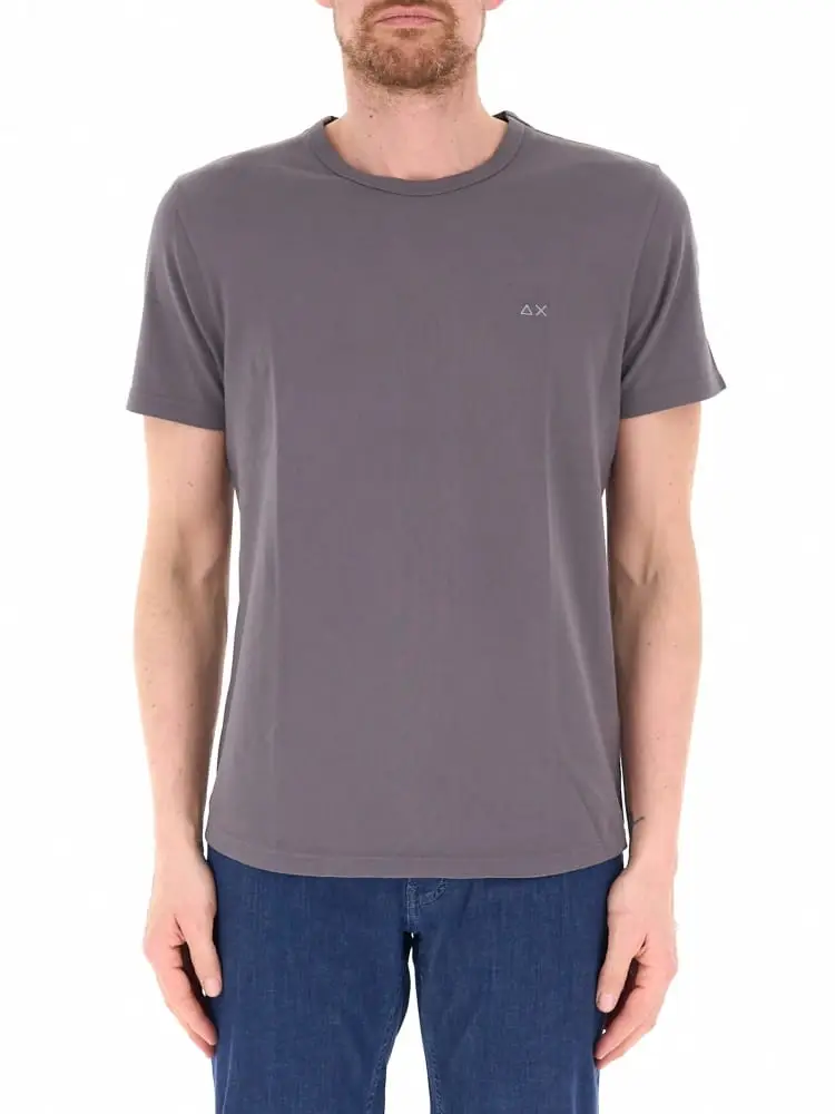 tshirt grigio scuro uomo mini logo