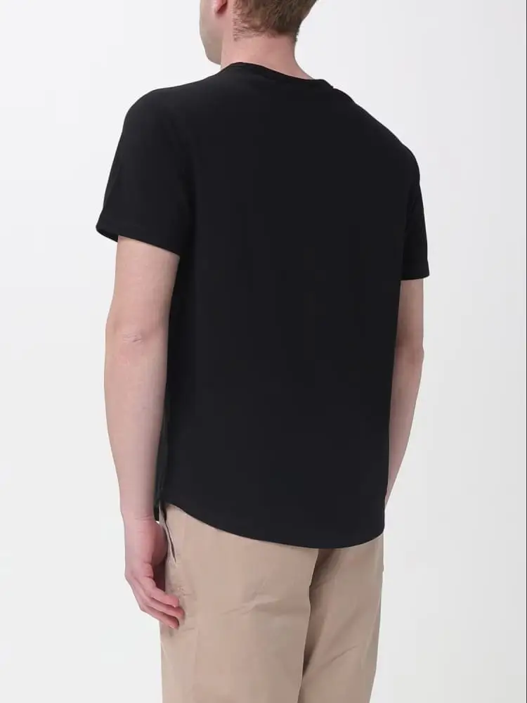 tshirt nera uomo mini logo miniatura 2