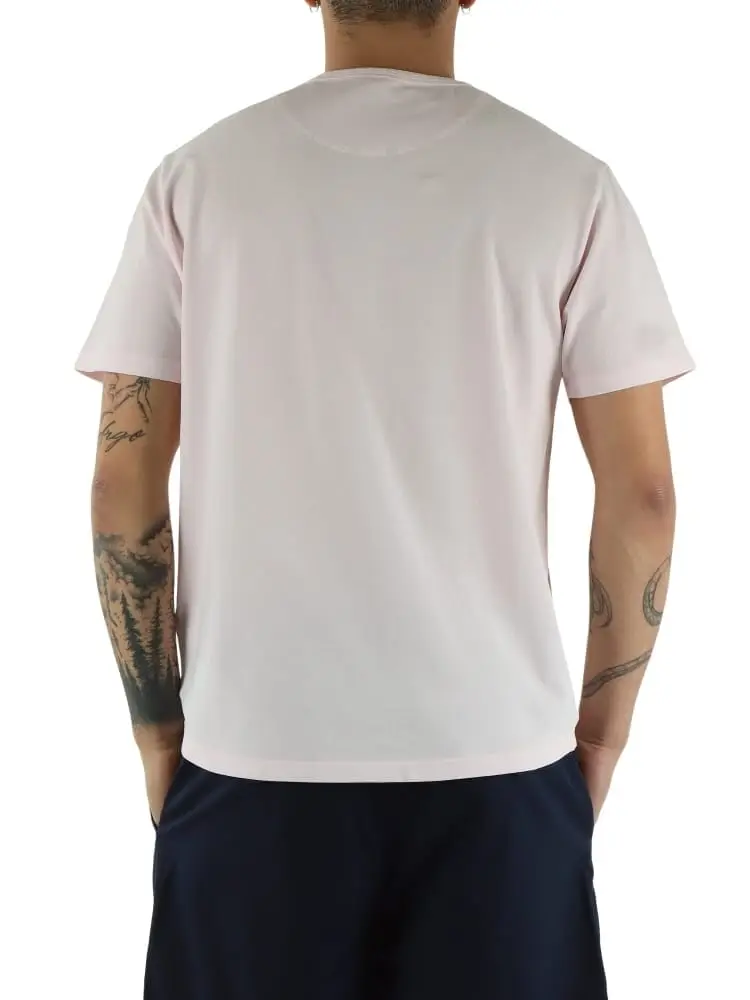 tshirt rosa chiaro uomo mini logo miniatura 2