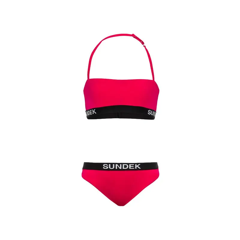 Bikini Logo Parlato Fucsia Bambina 6 Anni