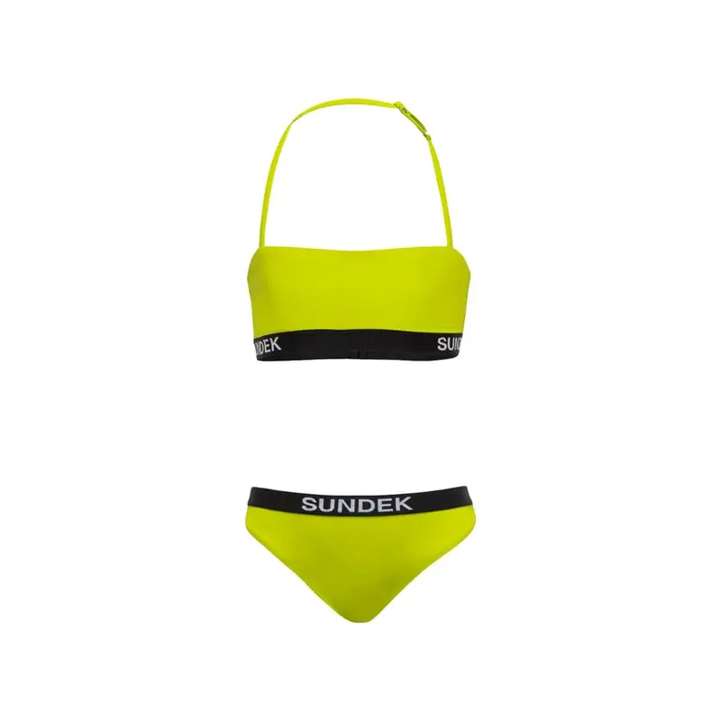 Bikini Logo Parlato Giallo Bambina 6 Anni