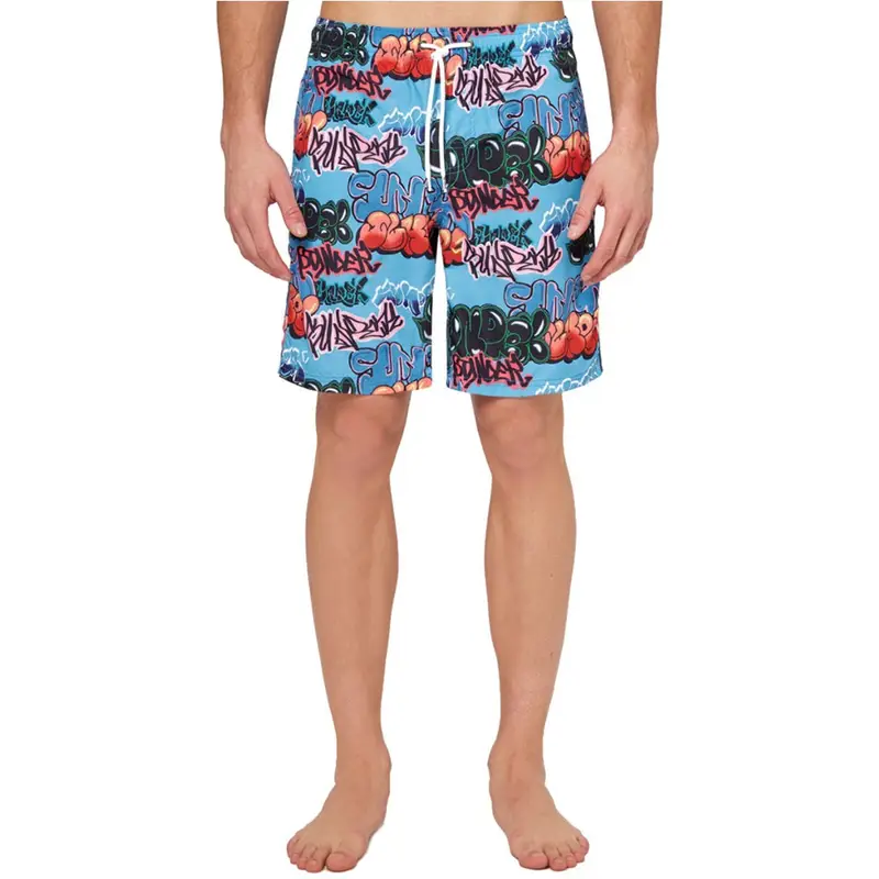 Costume Boxer 18 Fantasia Azzurro Uomo XL