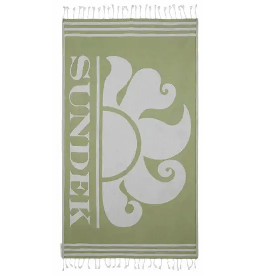 Key Towel Cotone Jacquard - telo mare Green