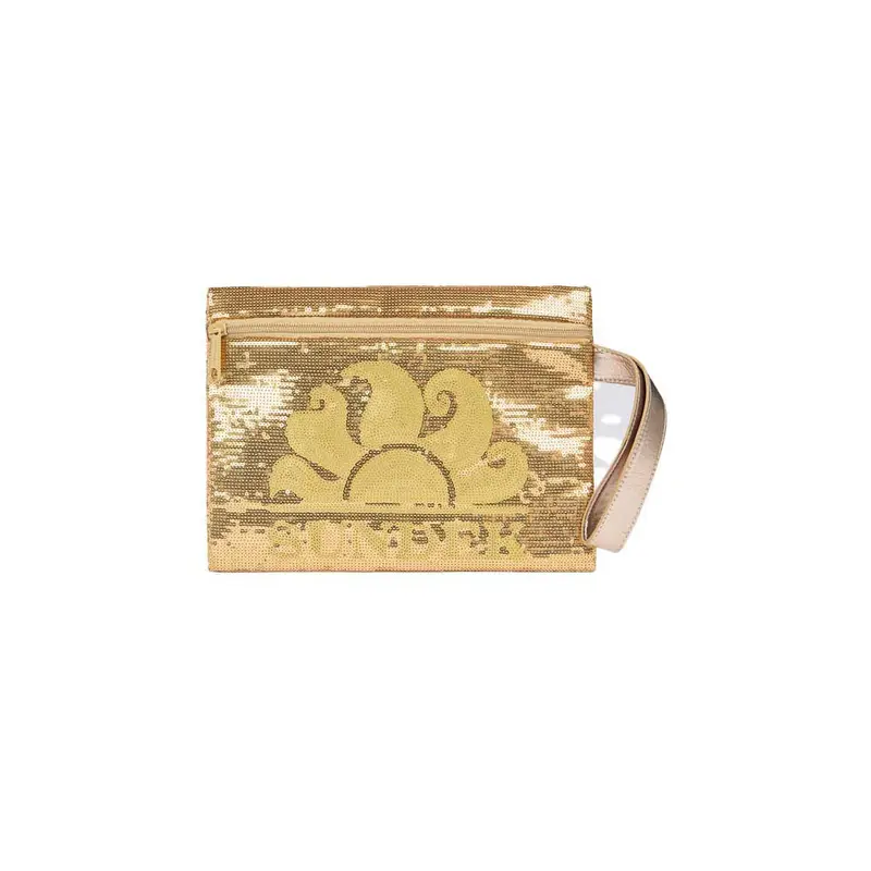 Pochette Glitter Oro Donna TU