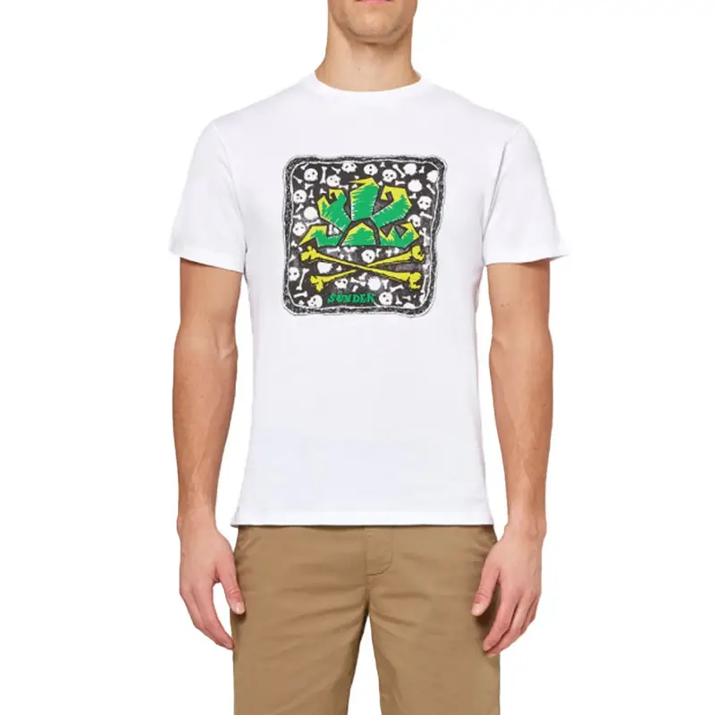 T-Shirt Logo Bianco Uomo M