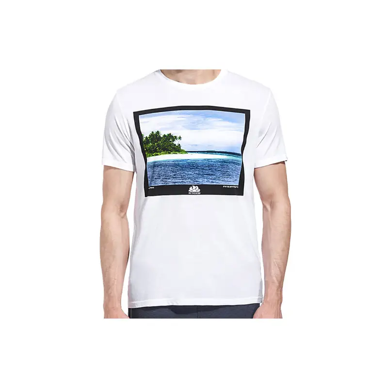 T-Shirt Stampa Foto Bianco XL