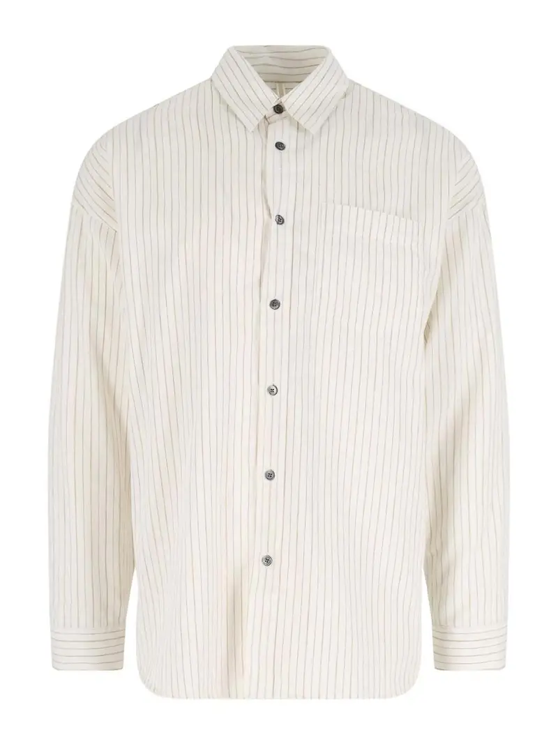 Camicia A Righe Bianco