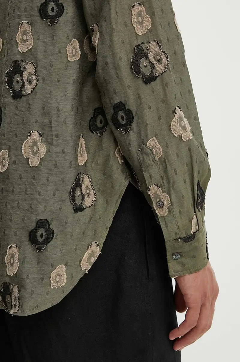 camicia uomo colore verde 1224 miniatura 2