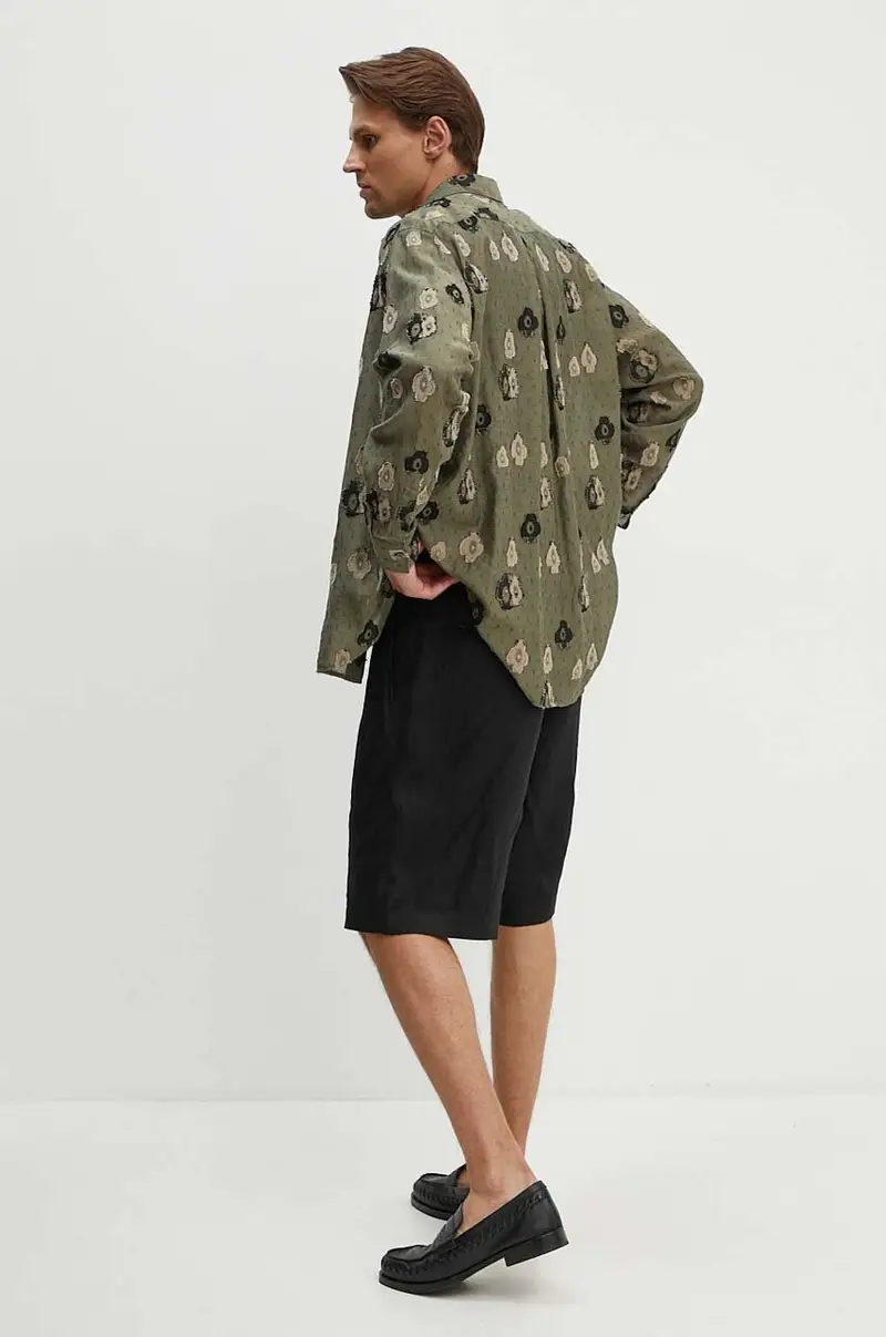 camicia uomo colore verde 1224 miniatura 4