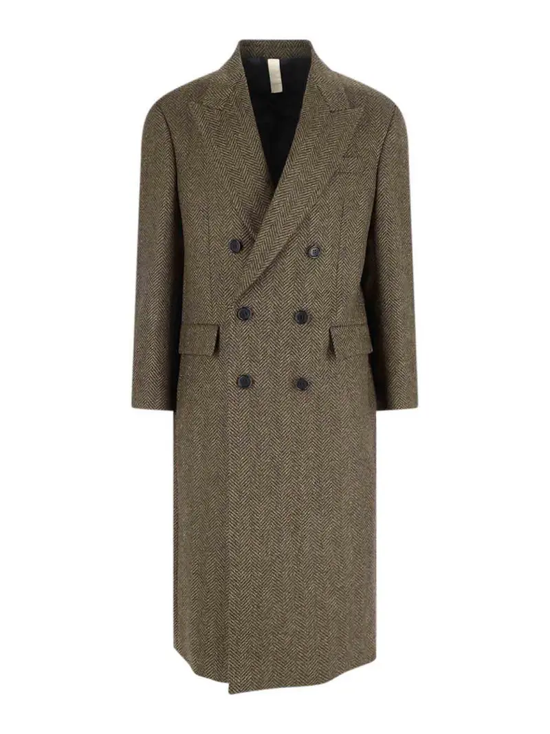 Cappotto Doppiopetto Verde