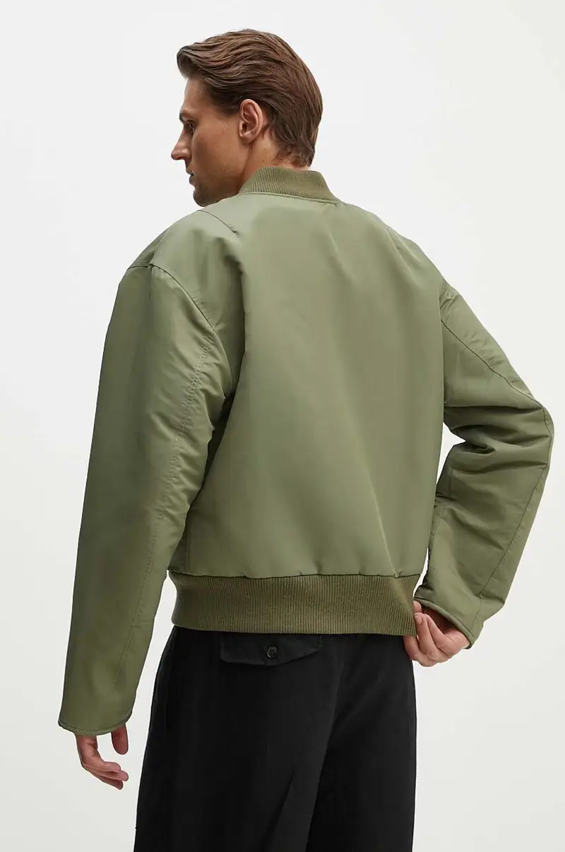 giacca bomber uomo colore verde 4140 miniatura 3