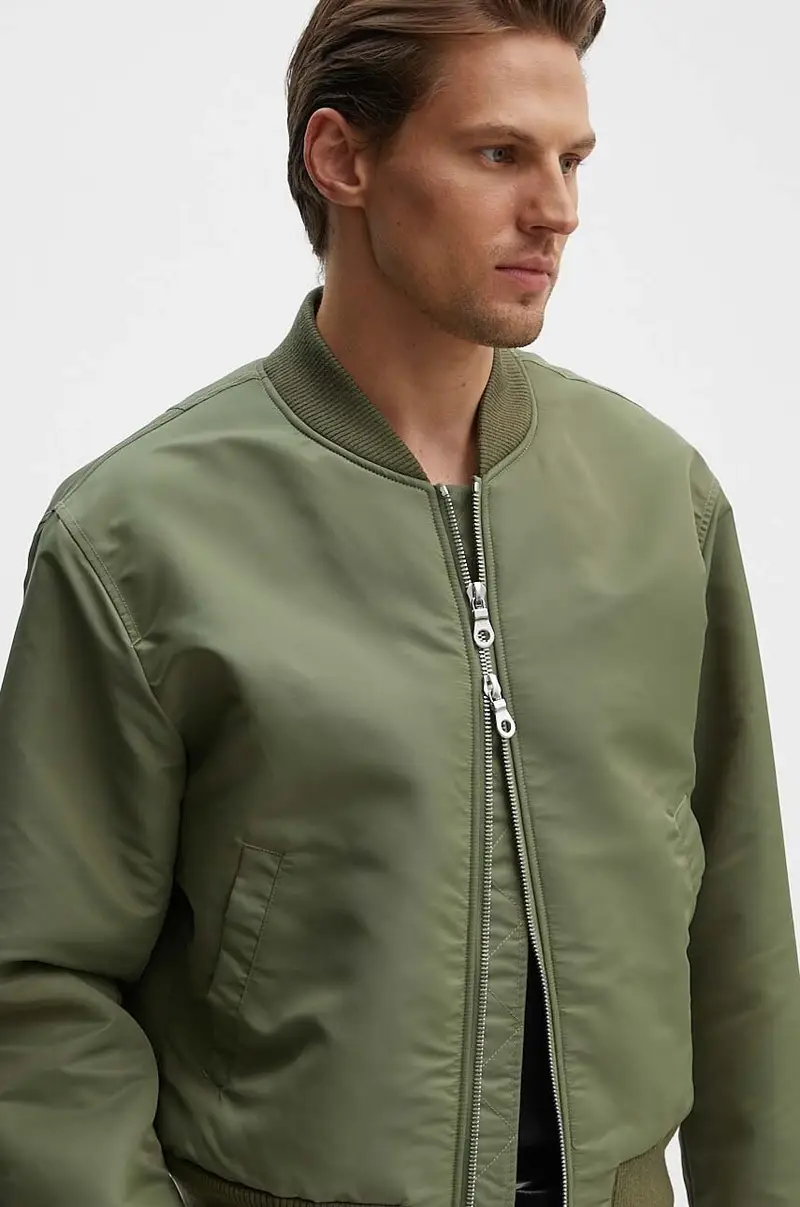 giacca bomber uomo colore verde 4140 miniatura 4