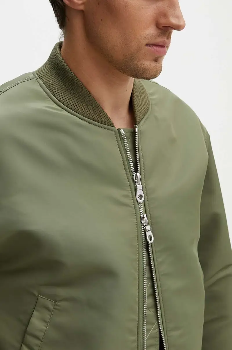 giacca bomber uomo colore verde 4140 miniatura 5