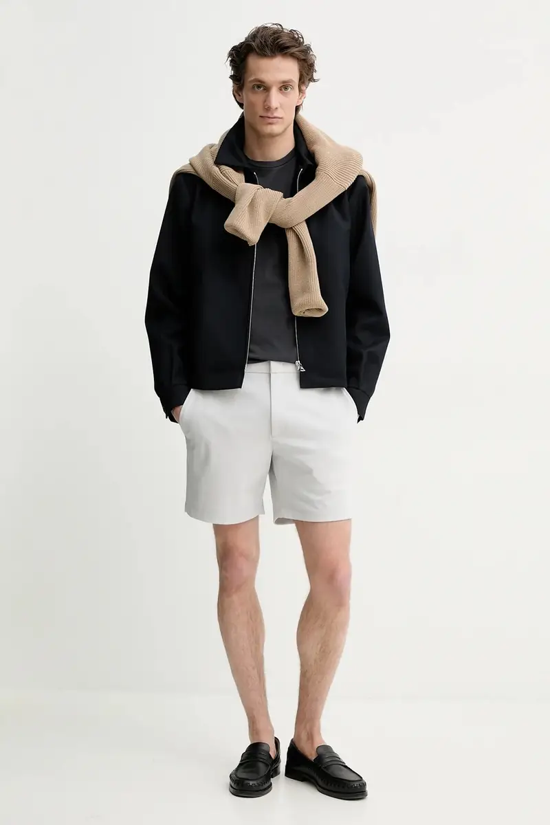 giacca in misto lana colore blu navy 4173 miniatura 2