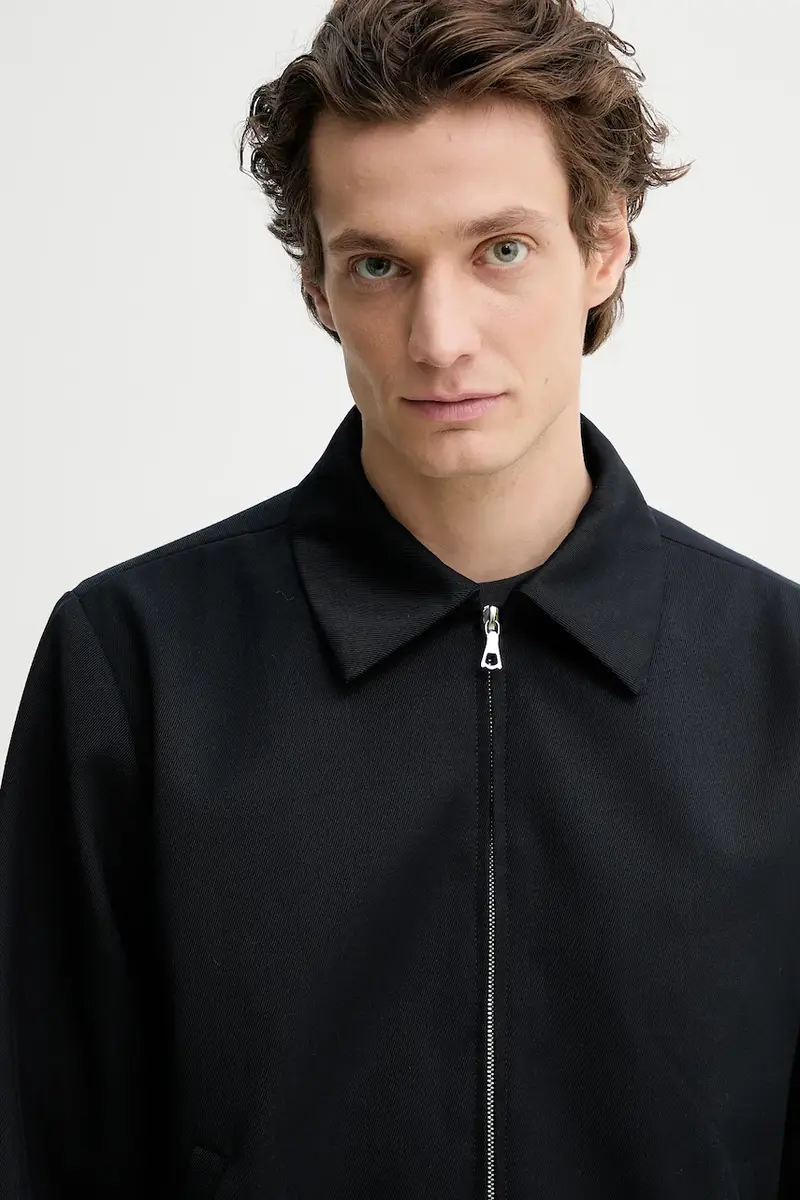 giacca in misto lana colore blu navy 4173 miniatura 5