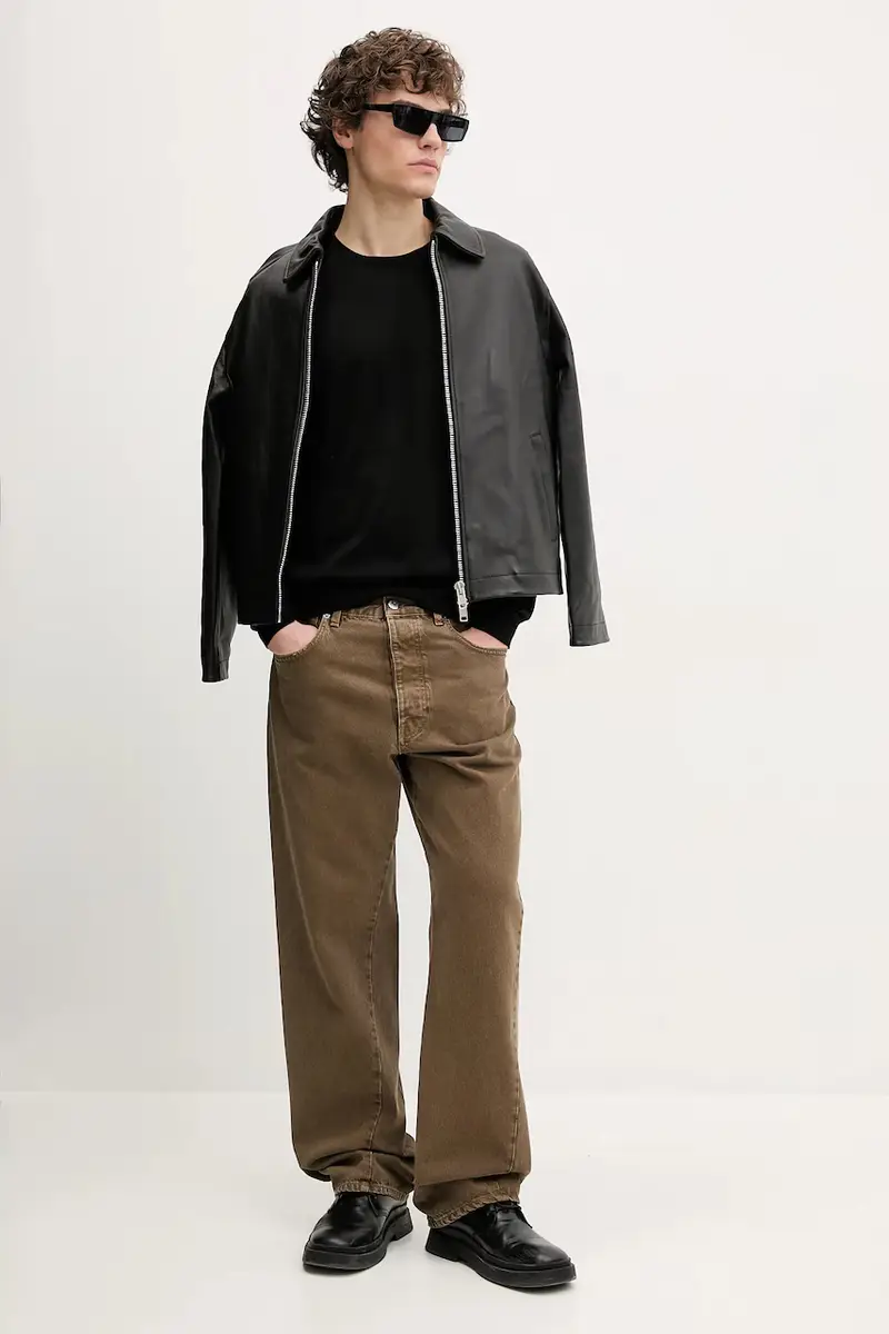 maglione in lana uomo colore nero 3062 miniatura 2