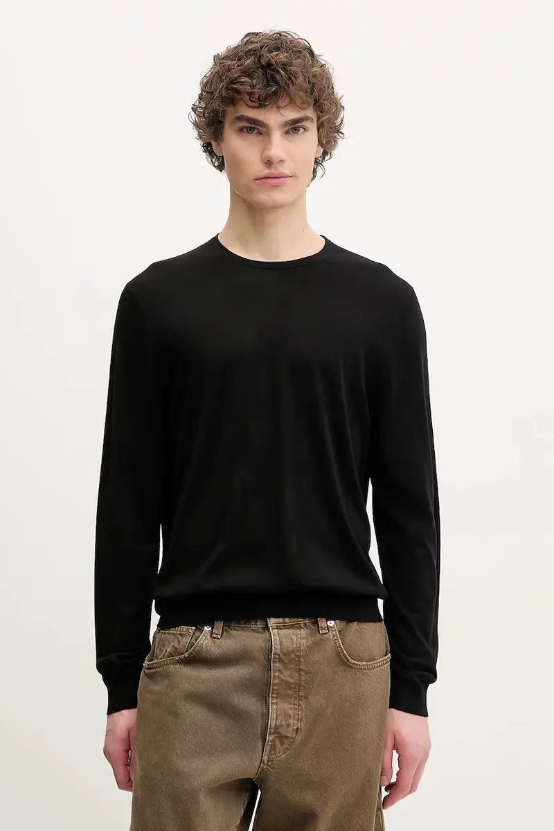 maglione in lana uomo colore nero 3062