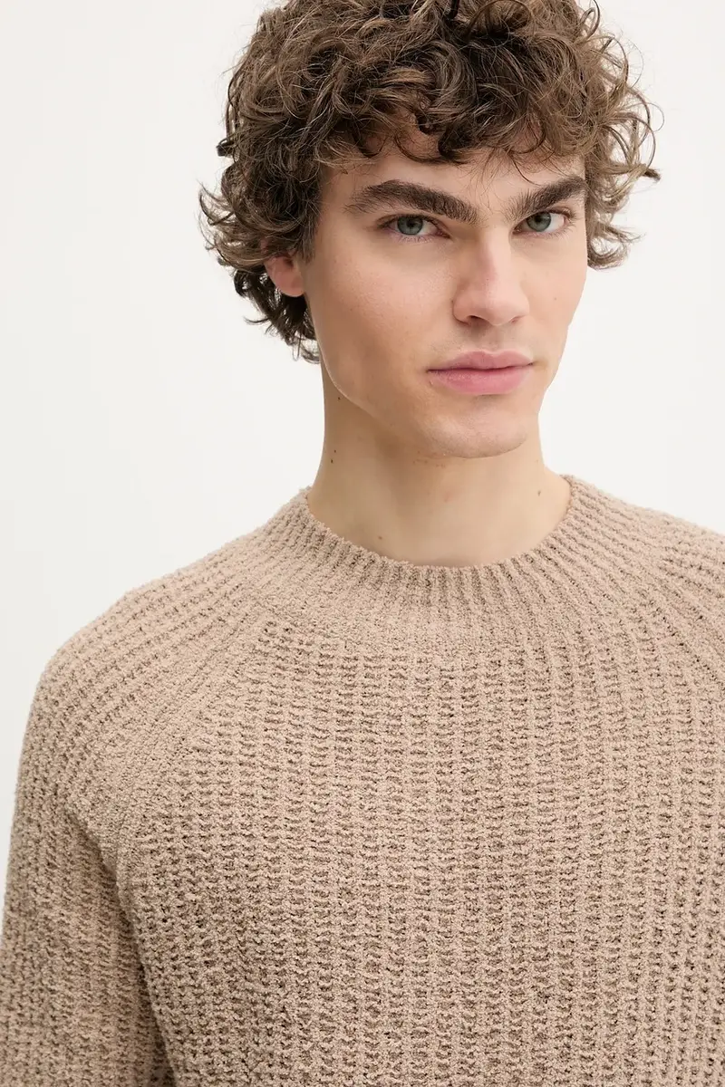 maglione uomo colore beige 3064 miniatura 4